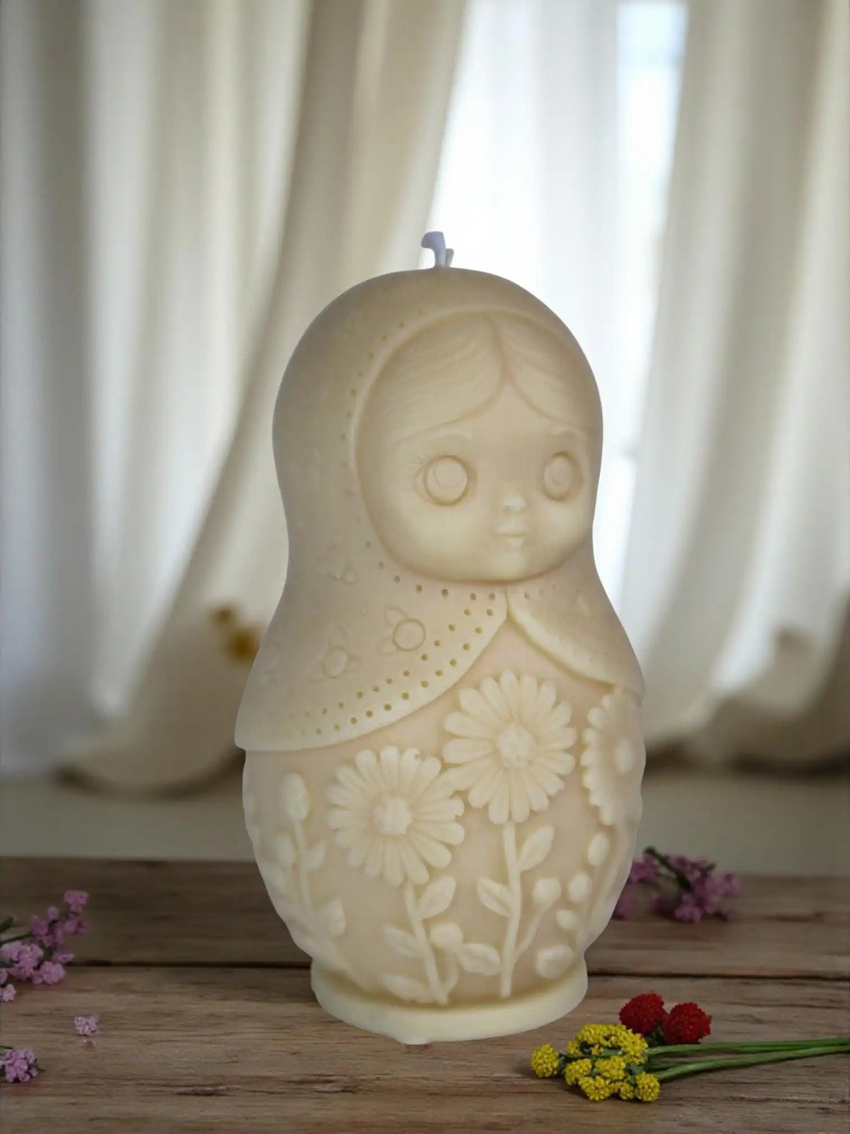 Matryoshka Candle 4.5x2 inches