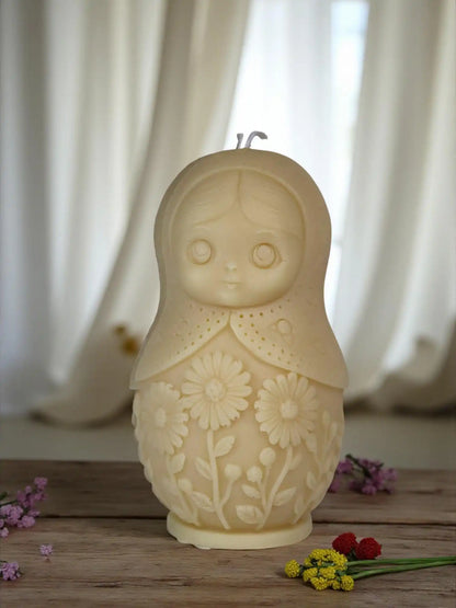 Matryoshka Candle 4.5x2 inches