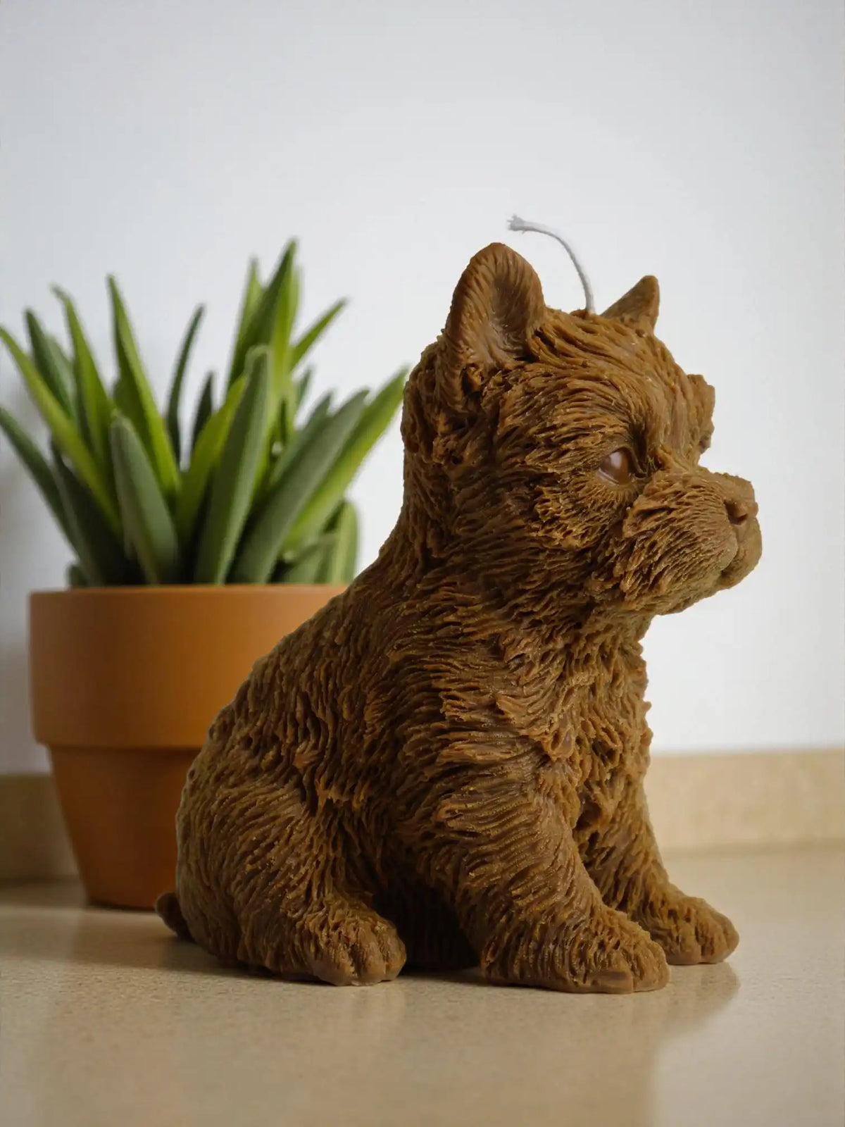 Yorkshire Terrier Candle 6x5 inches