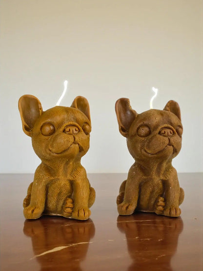 Puppy Candle 4x2.5 inches