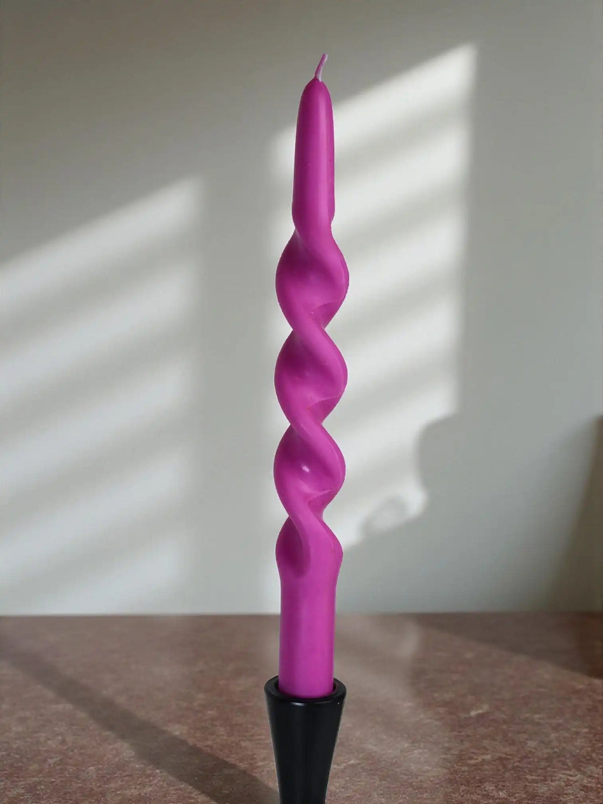 Twisted Spiral Candle 9.75x7/8 inches