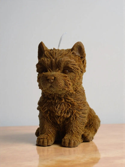 Yorkshire Terrier Candle 6x5 inches