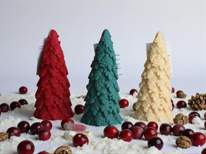 Large Christmas Tree Candle 7x3 inches