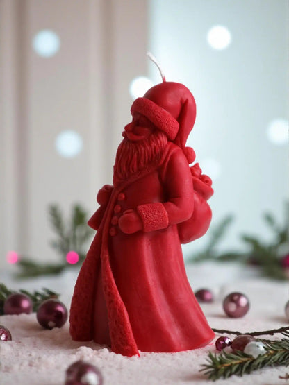 Santa Claus Candle 6.5x3.5 inches