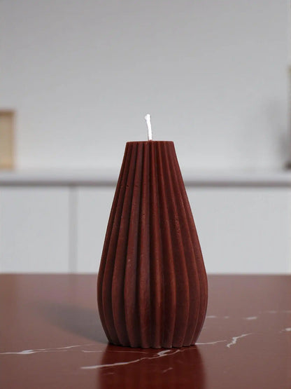 Geometric Line Candle 5x2 inches
