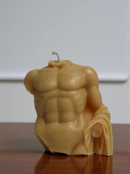 Greek Male Body Candle 3.5x3.5 inches