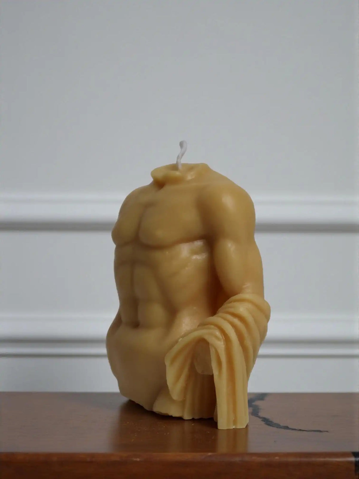 Greek Male Body Candle 3.5x3.5 inches