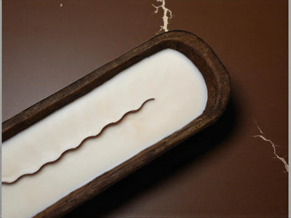 Huge Wooden Dough Bowl Candle 2x19.5 inches 28 fl.oz