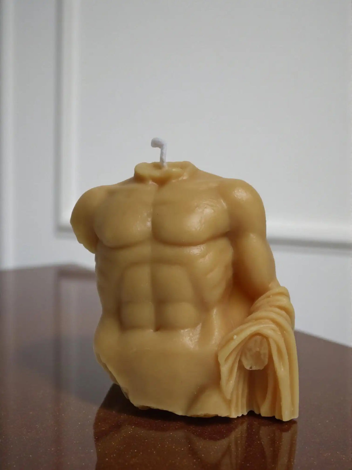 Greek Male Body Candle 3.5x3.5 inches