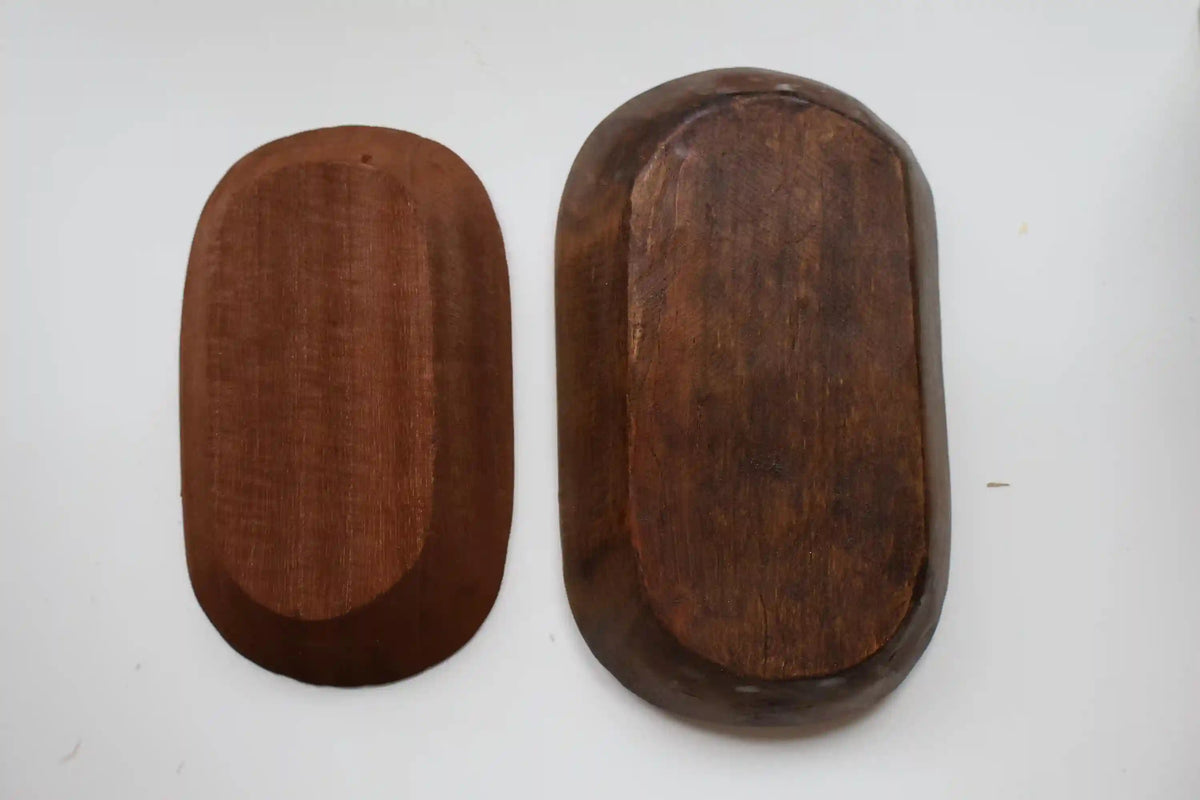 Rustic Wooden Dough Bowl
