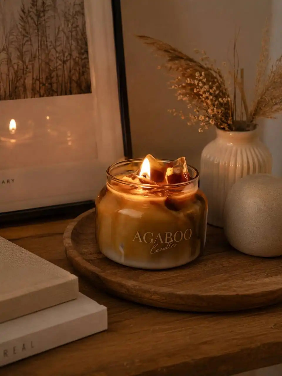 Large Iced Coffee Candle II 2.75x4 inches